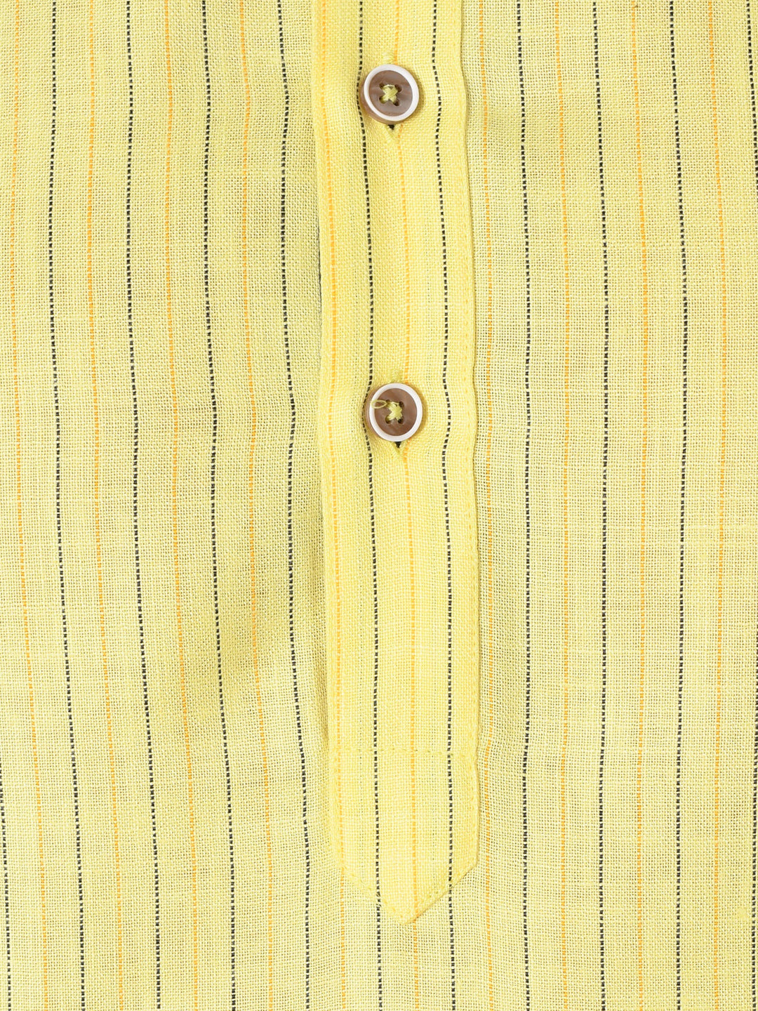 Striped Yellow Kurta Set