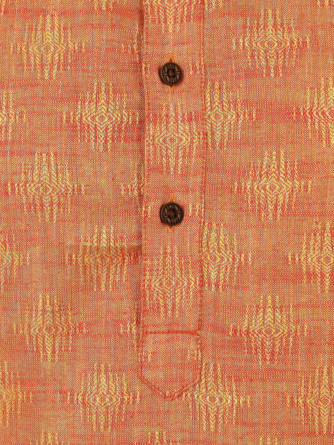Textured Rust Kurta Set