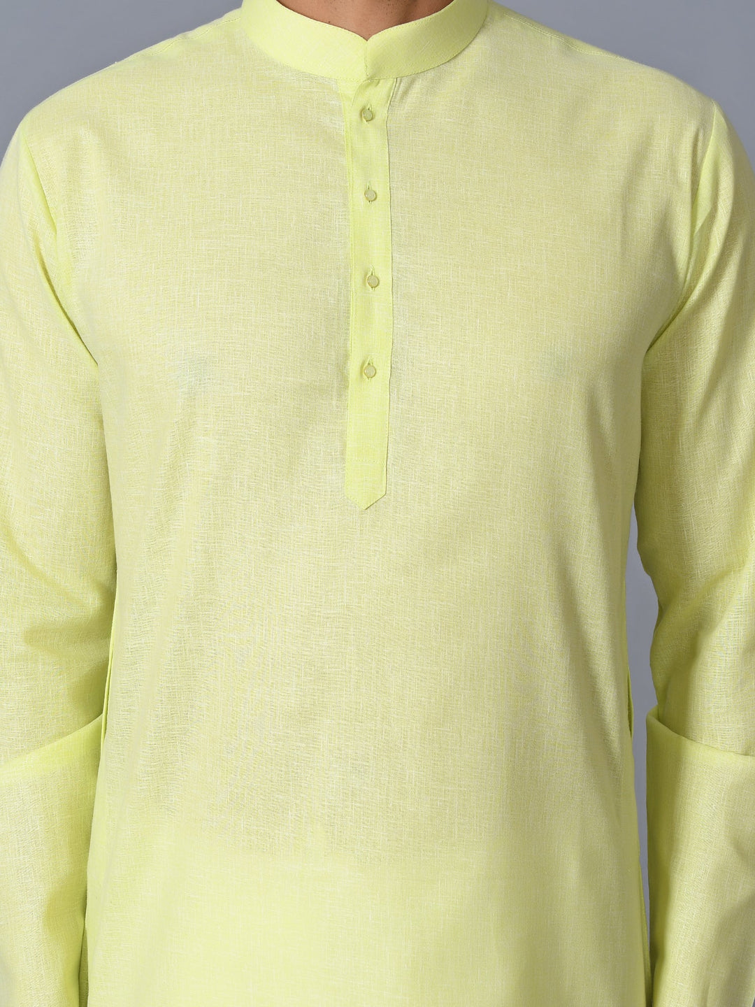 Textured Green Kurta Set