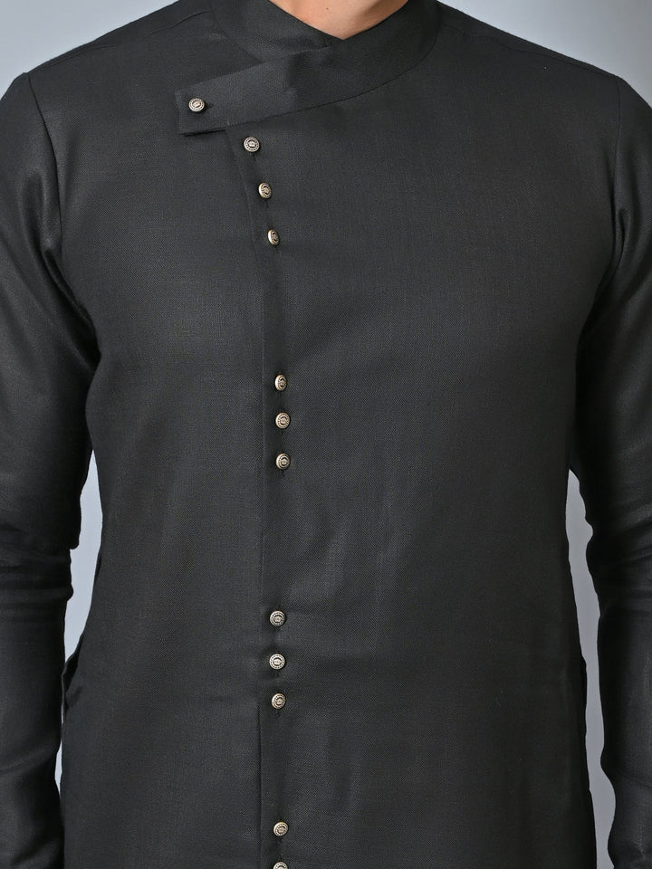 Solid Black Kurta Set