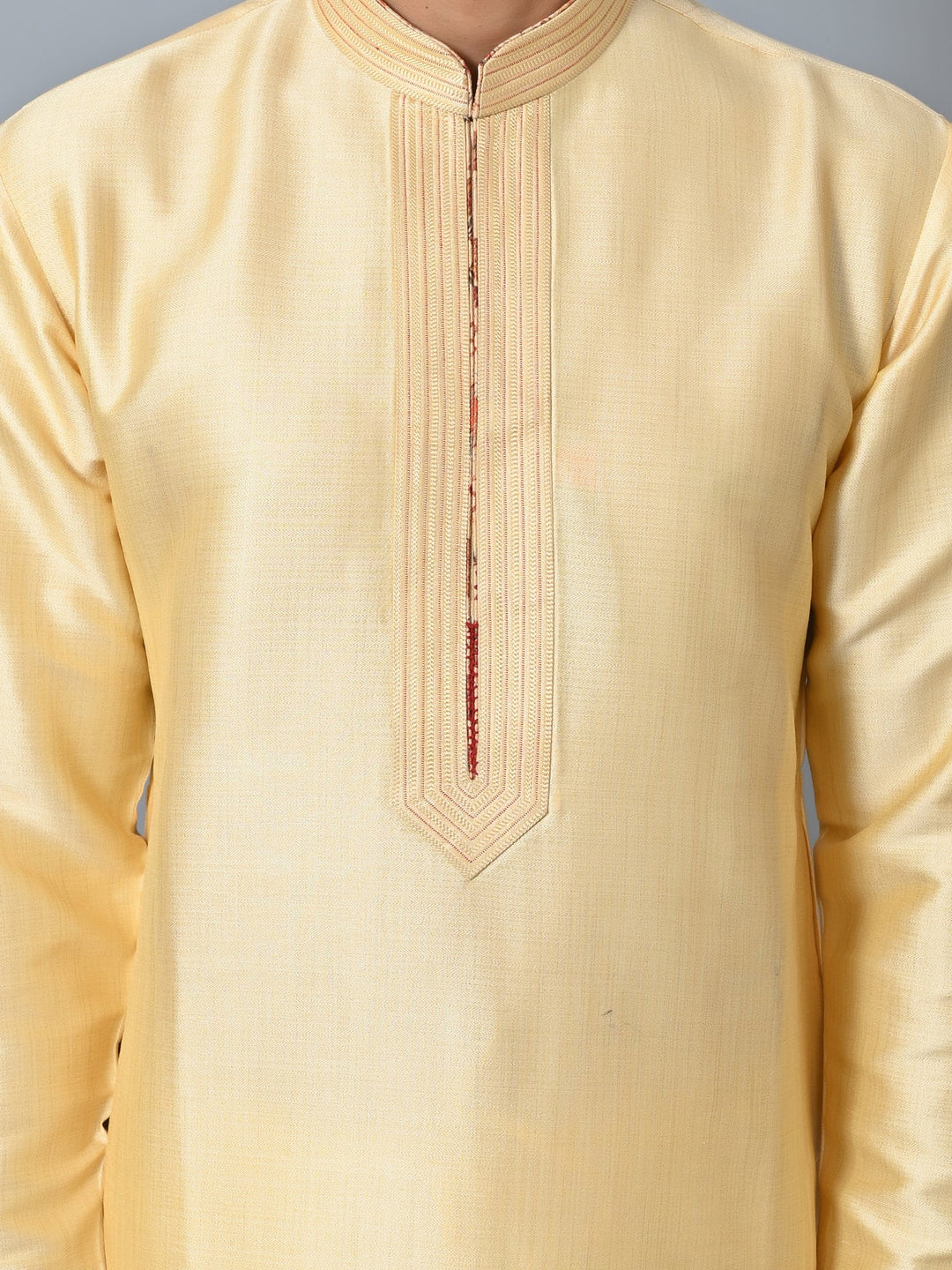 Solid Yellow Kurta Set