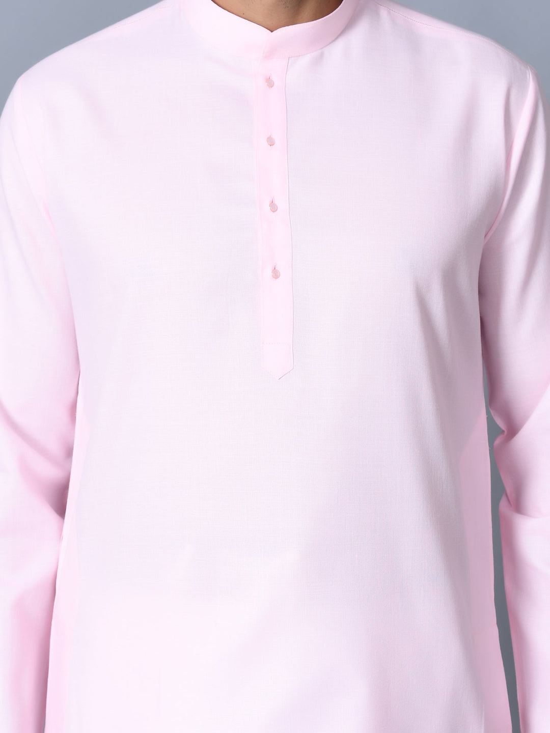 Textured Pink Kurta Set