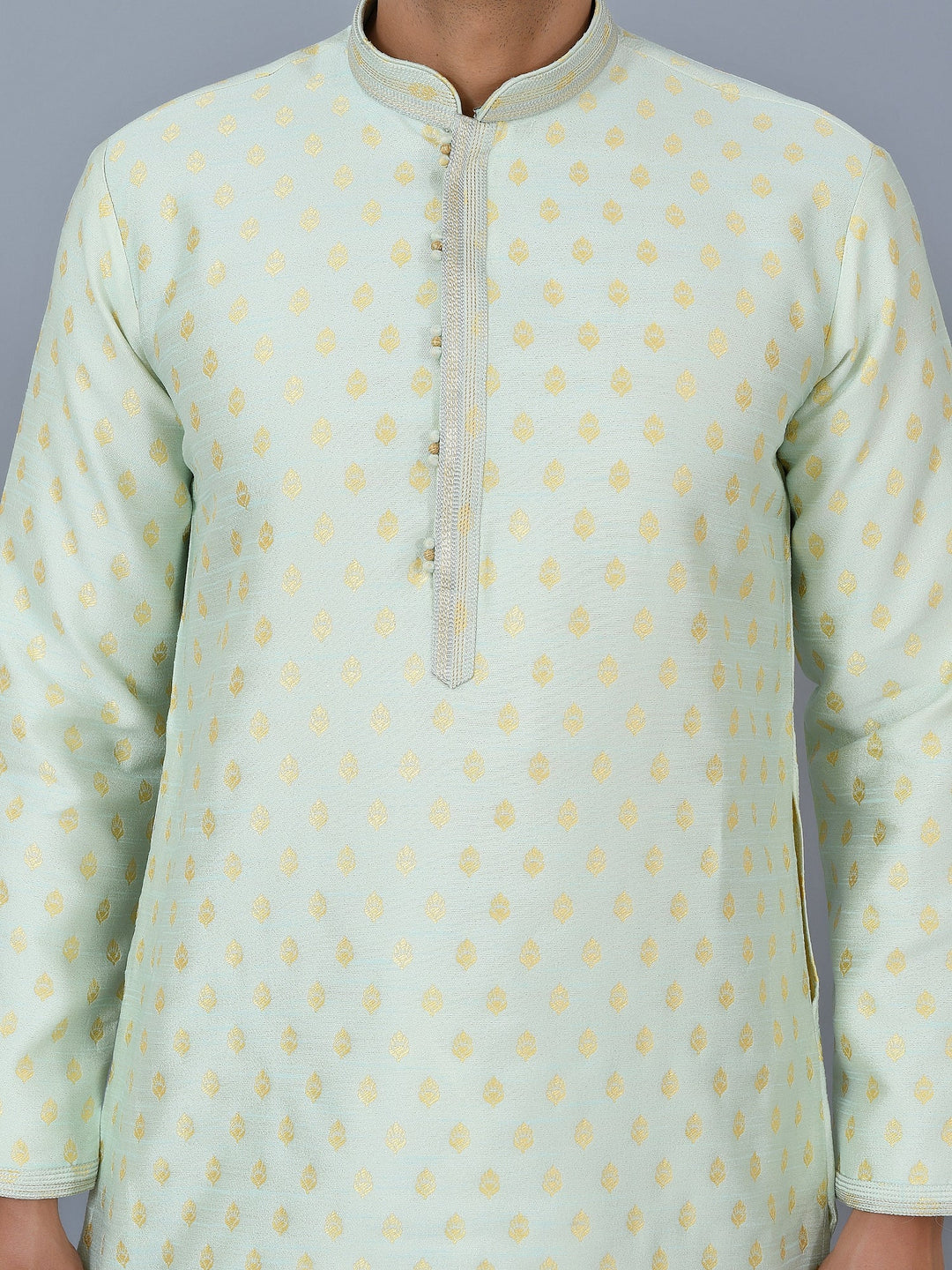 Ethnic Motifs Green Kurta Set
