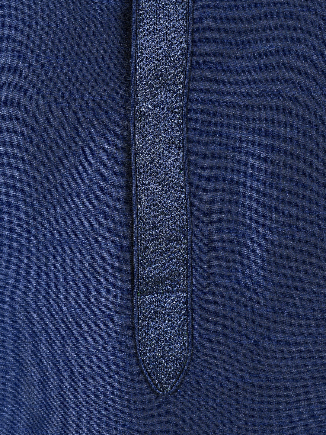 Textured Navy Blue Kurta Set