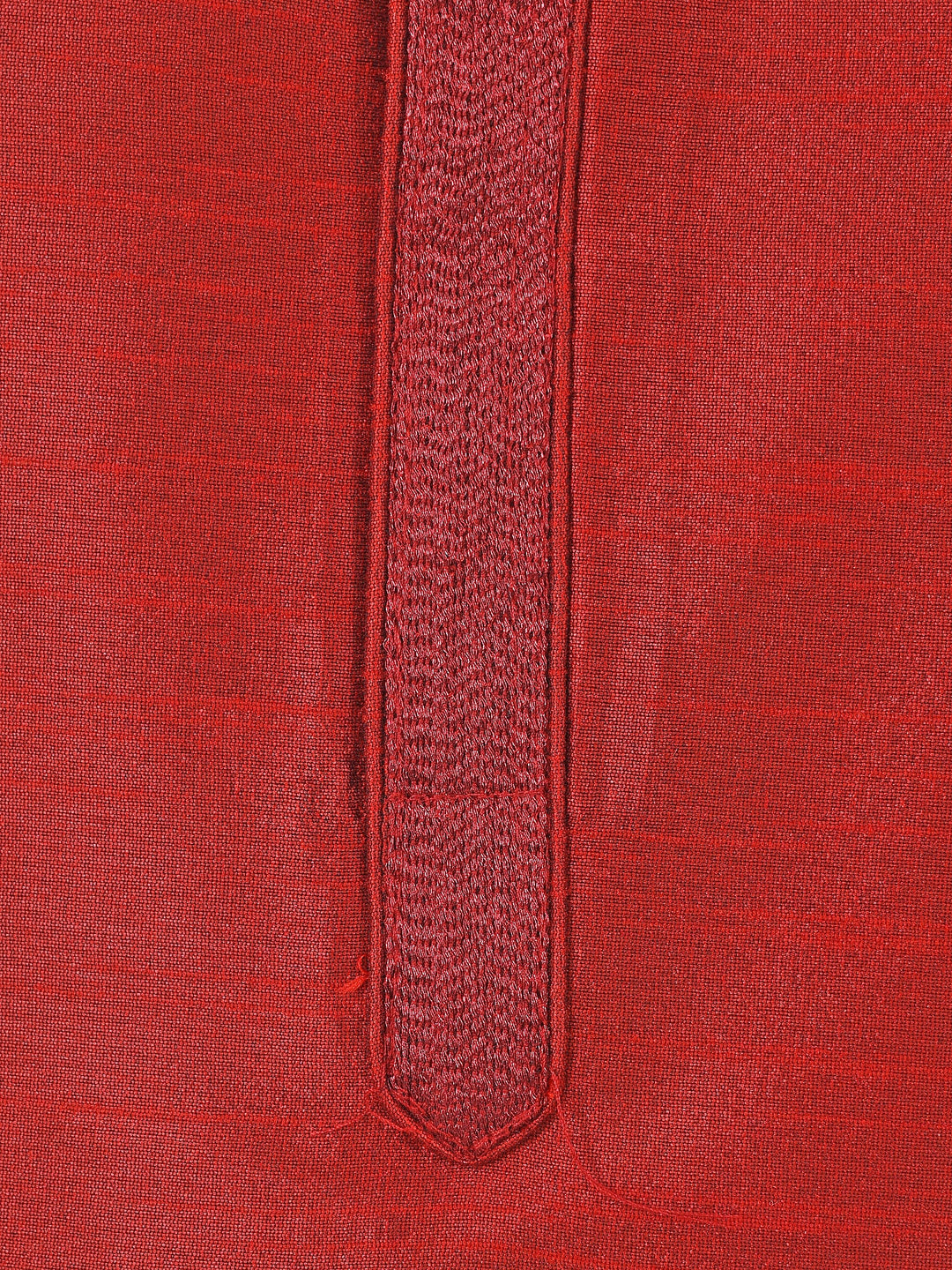 Textured Maroon Kurta Set