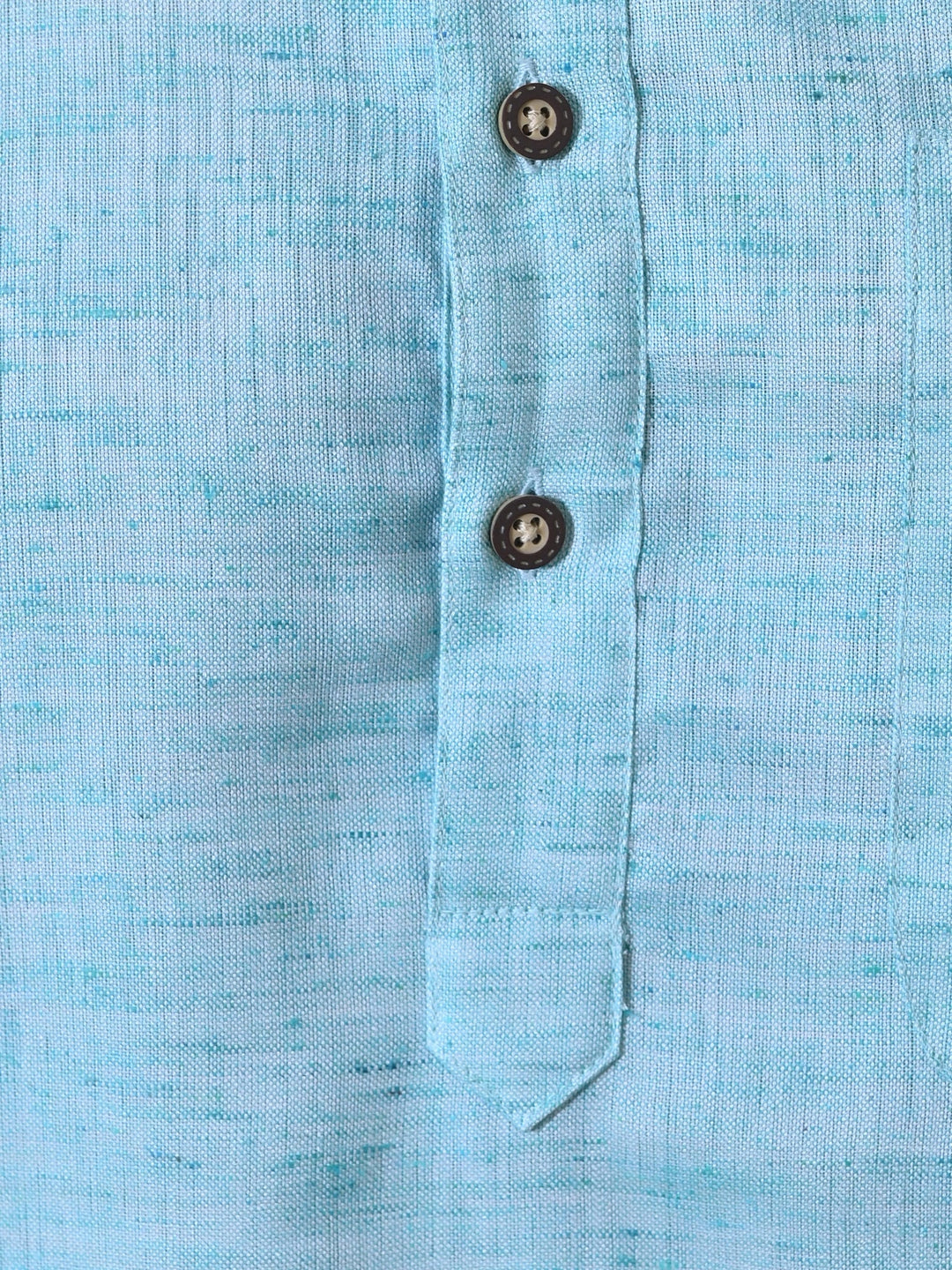 Textured Turquoise Blue Kurta Top