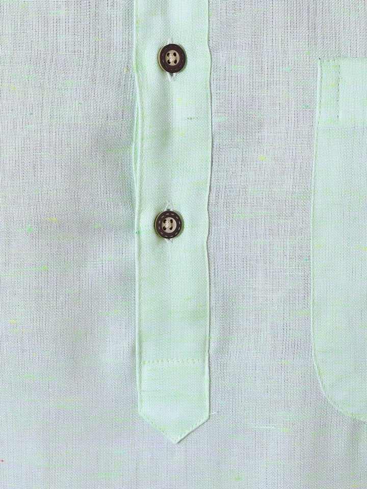 Textured Lime Green Kurta Top