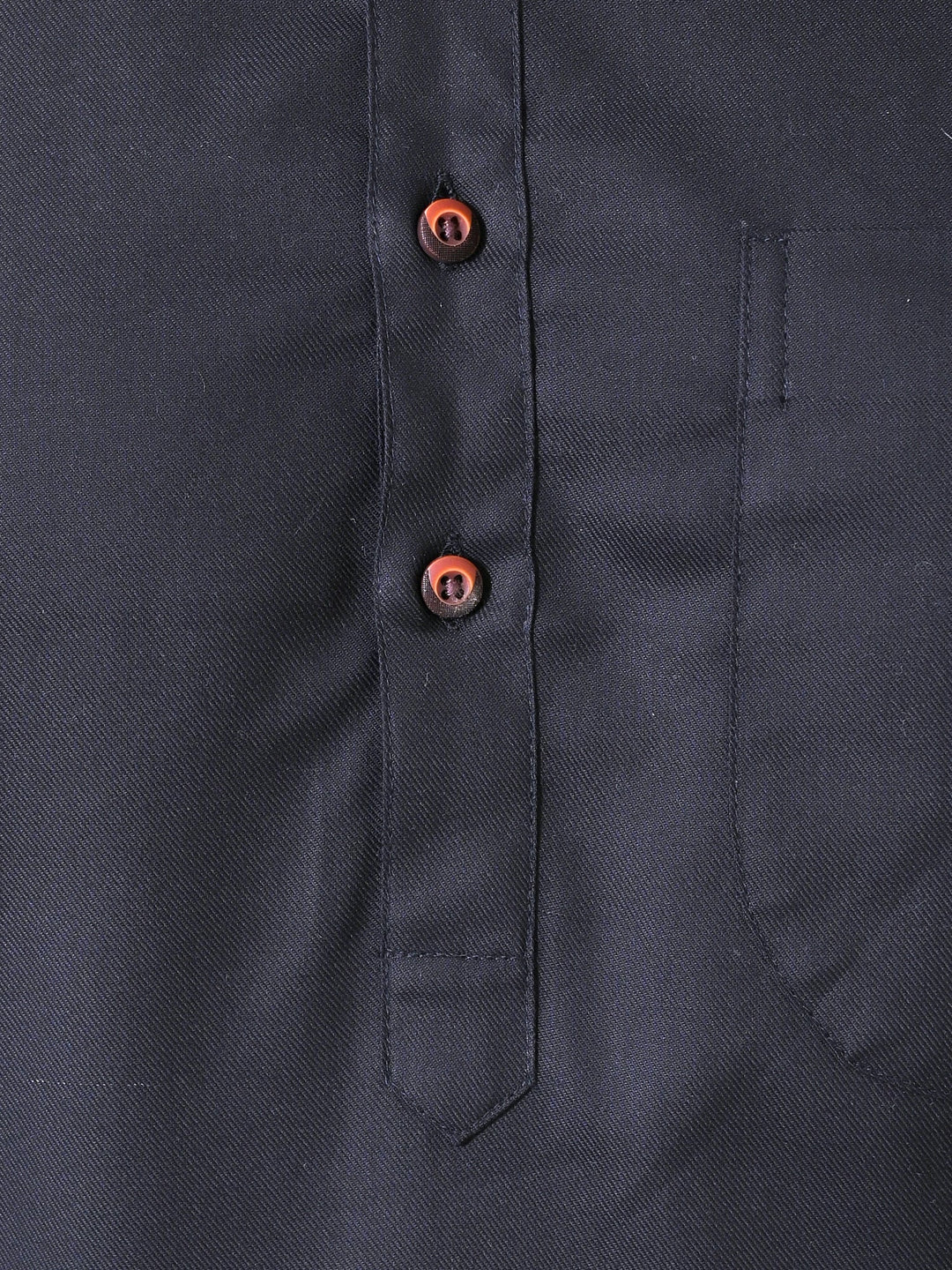 Solid Black Kurta Top