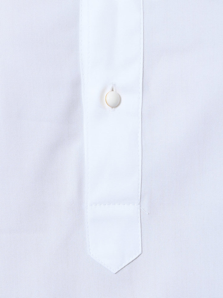 Solid White Kurta Set