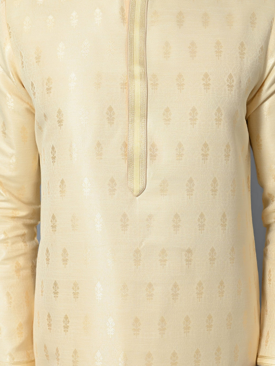 Printed Gold Kurta Set