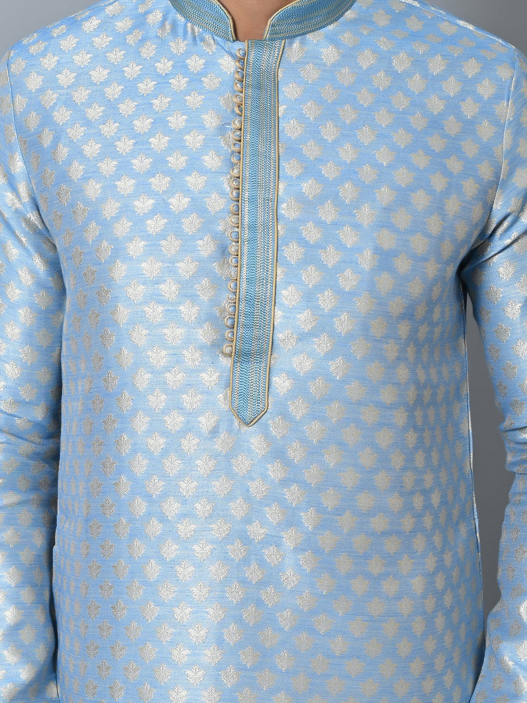 Printed Blue Kurta Set