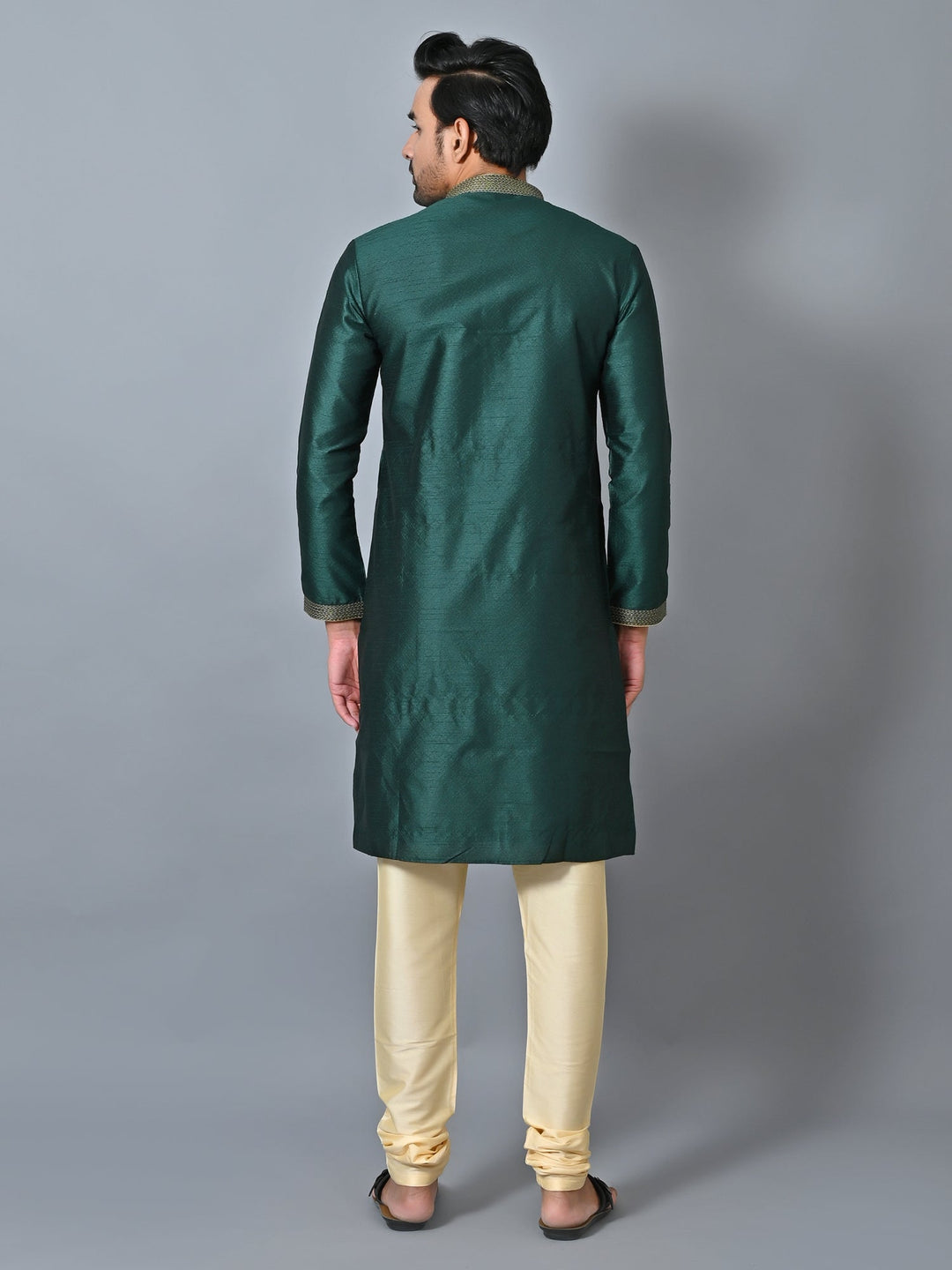 Solid Sea Green Kurta Set