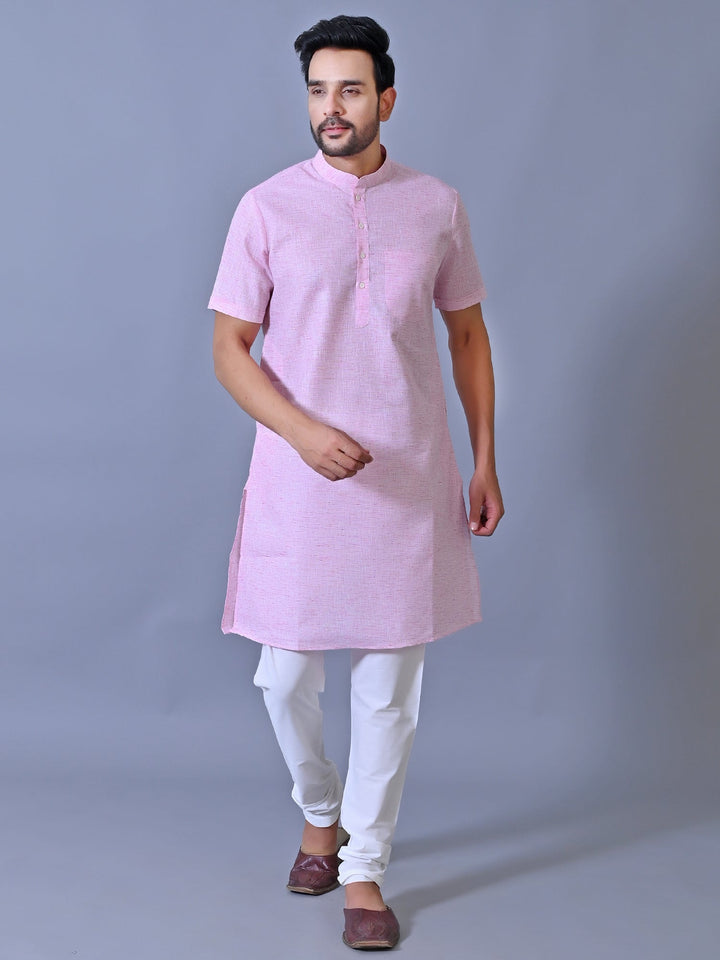 Solid Pink Only Kurta