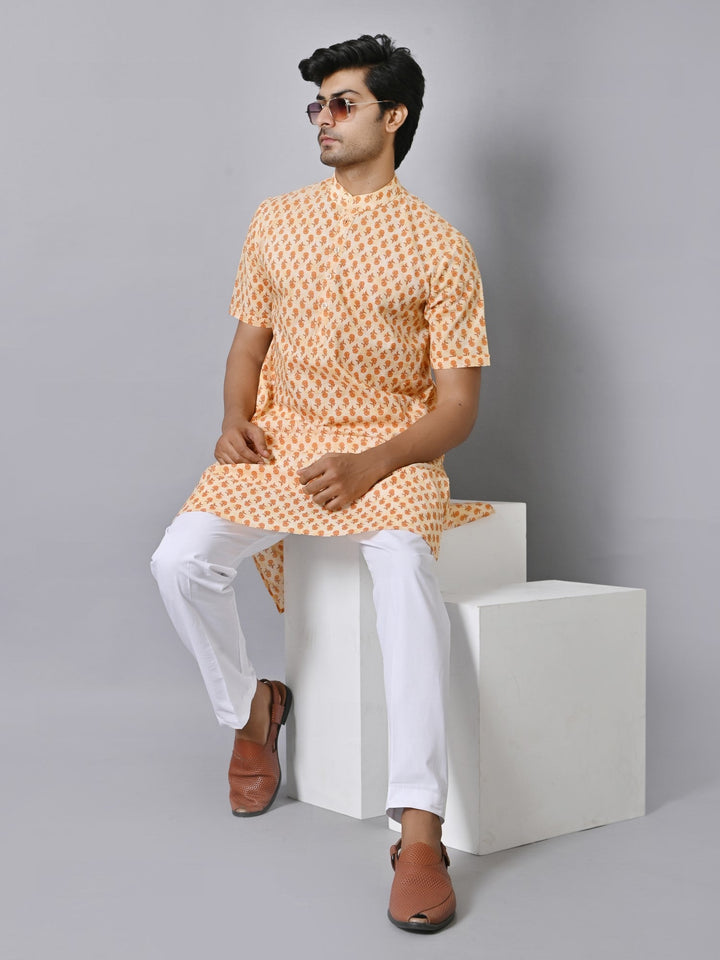 Floral Mustard Only Kurta