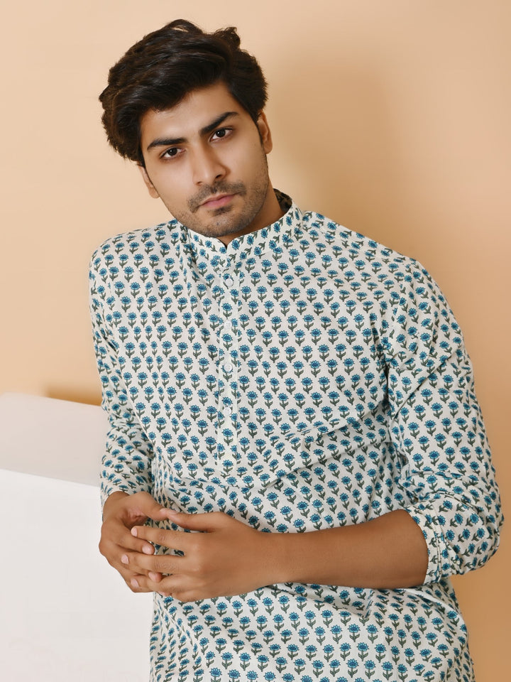 Floral Green Only Kurta