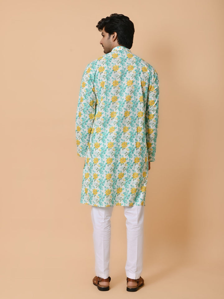 Floral Green Only Kurta