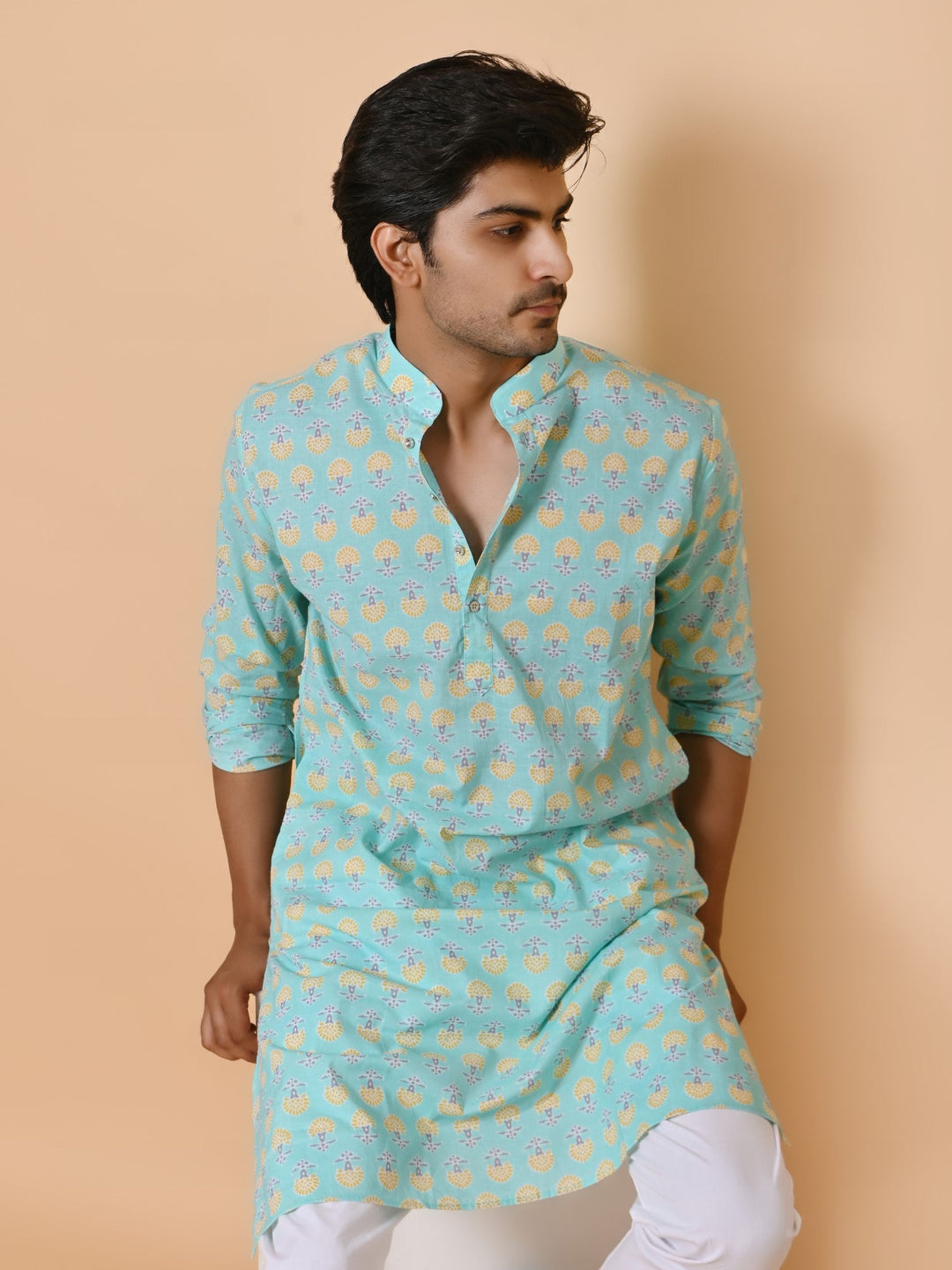 Ethnic Motifs Green Only Kurta