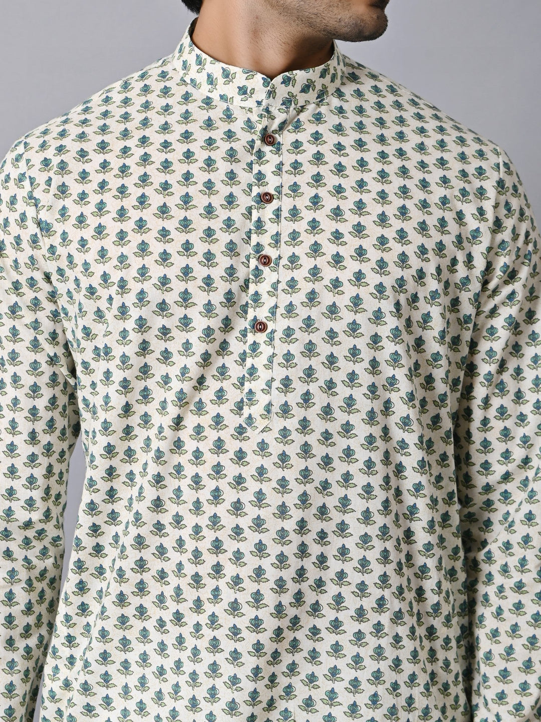 Floral Green Only Kurta