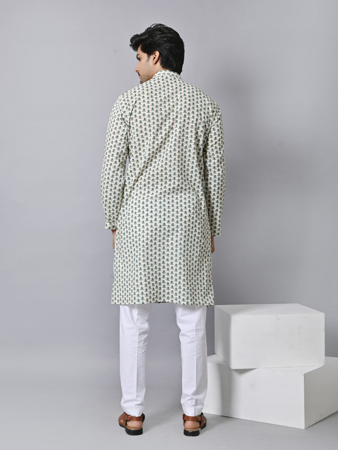 Floral Green Only Kurta