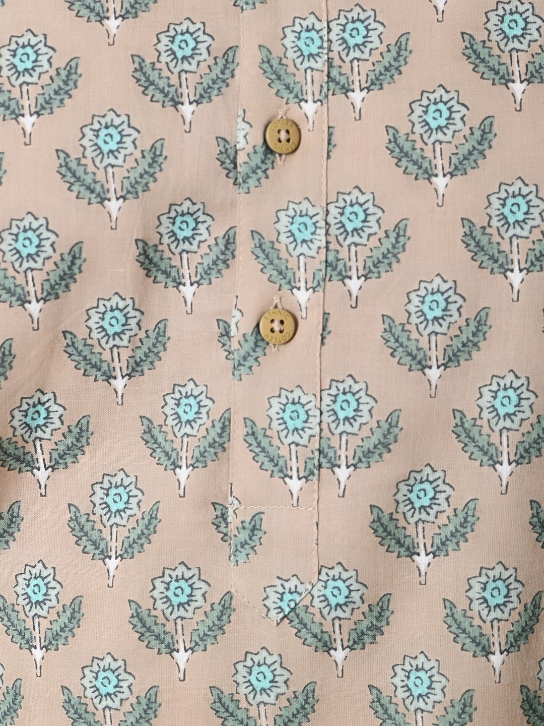 Floral Brown Only Kurta