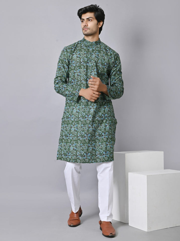 Leafs Green Only Kurta