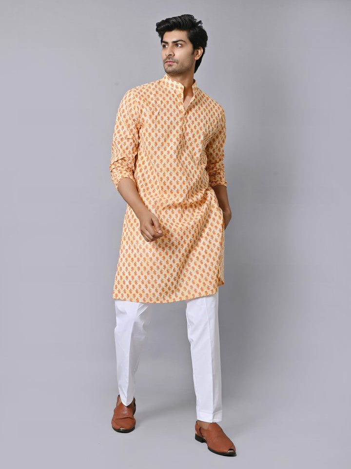 Floral Mustard Only Kurta