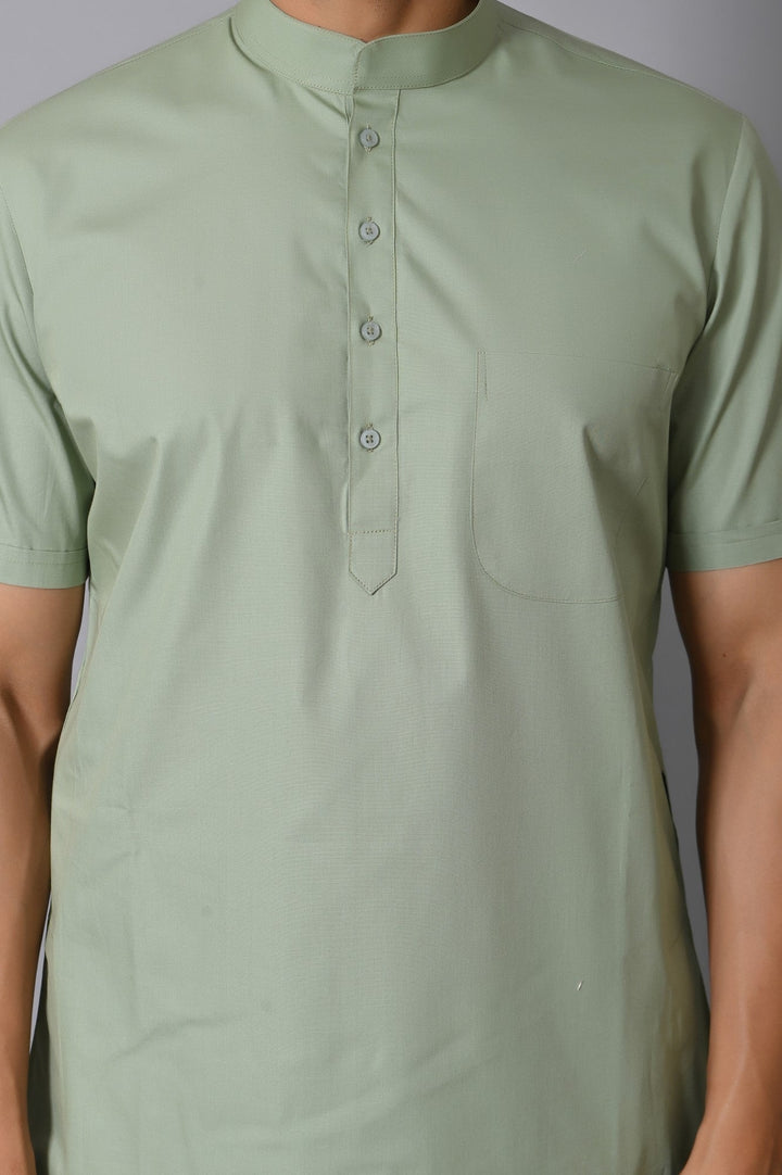 Solid Green Only Kurta