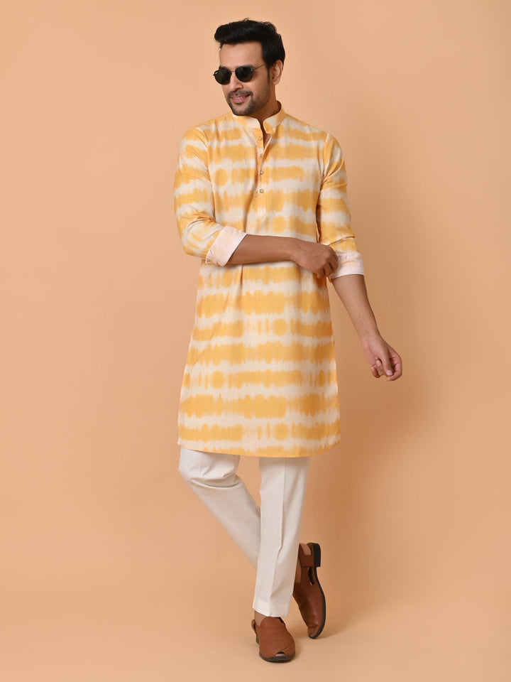 Tie Dye Mustard Only Kurta