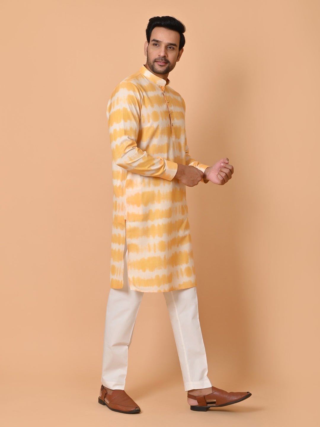 Tie Dye Mustard Only Kurta