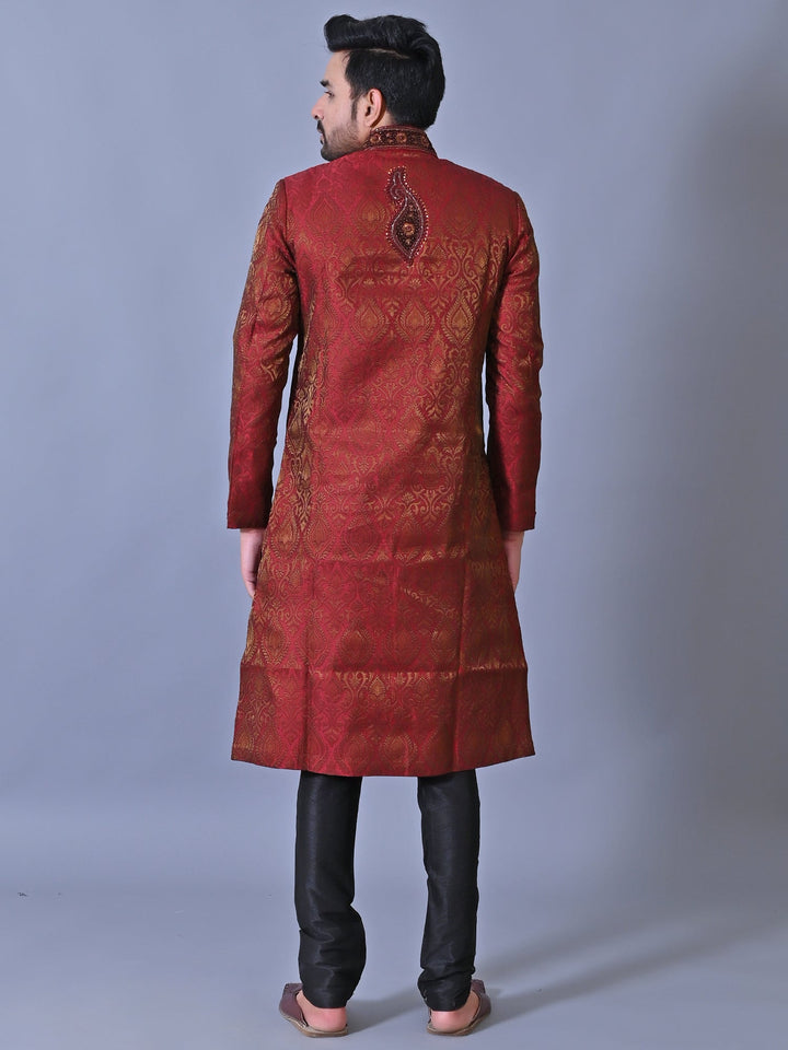 Ethnic Motifs Red Kurta Set