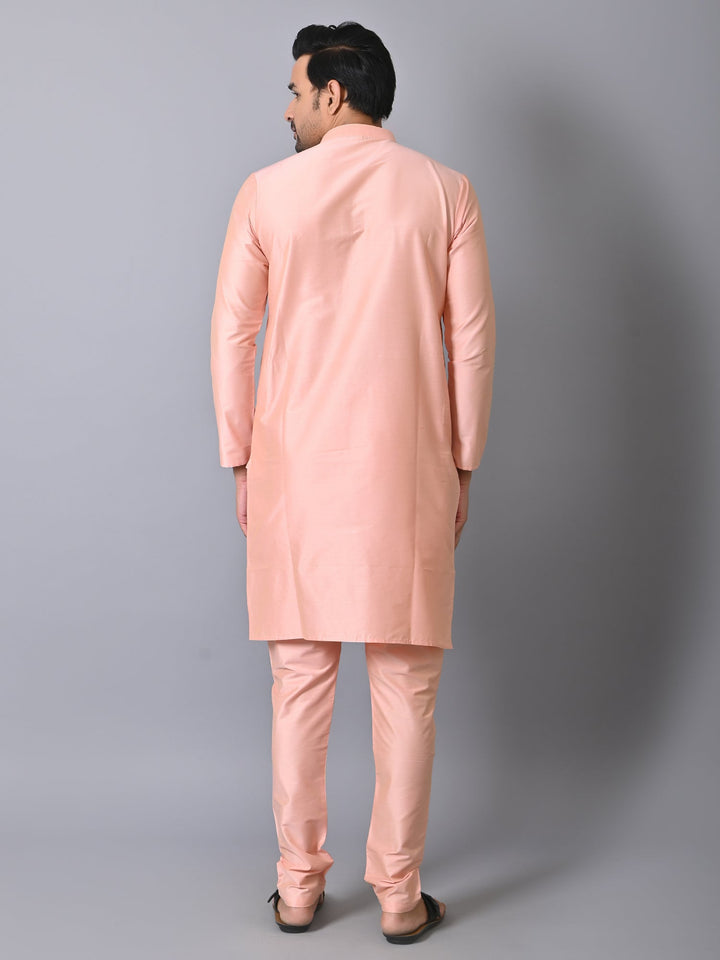 Solid Peach Kurta Set