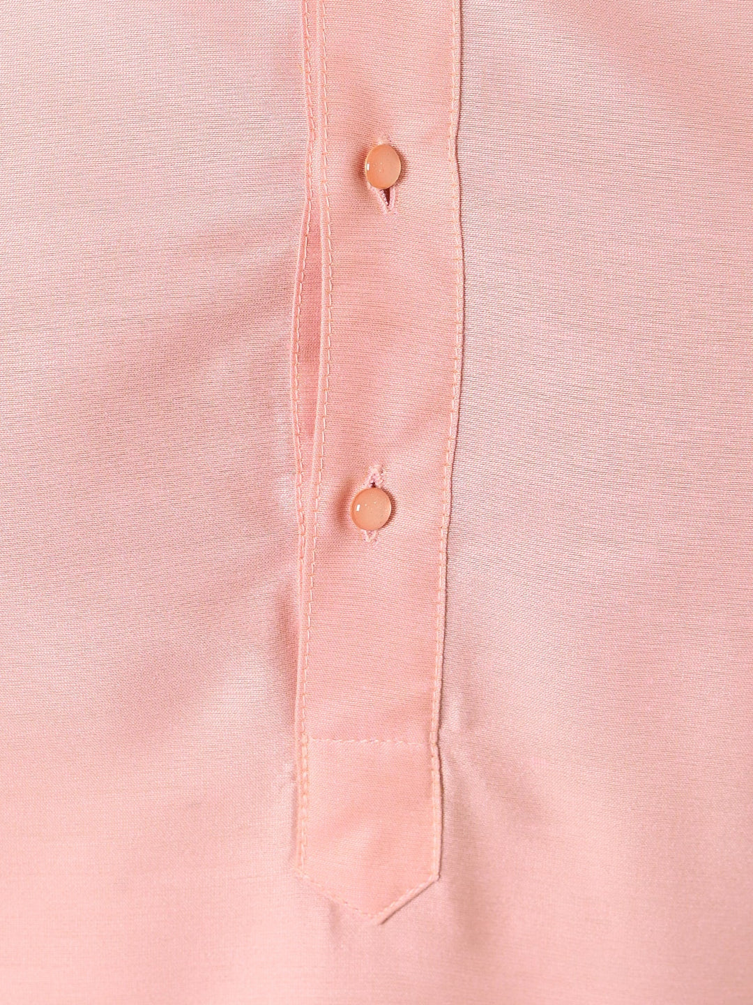 Solid Peach Kurta Set