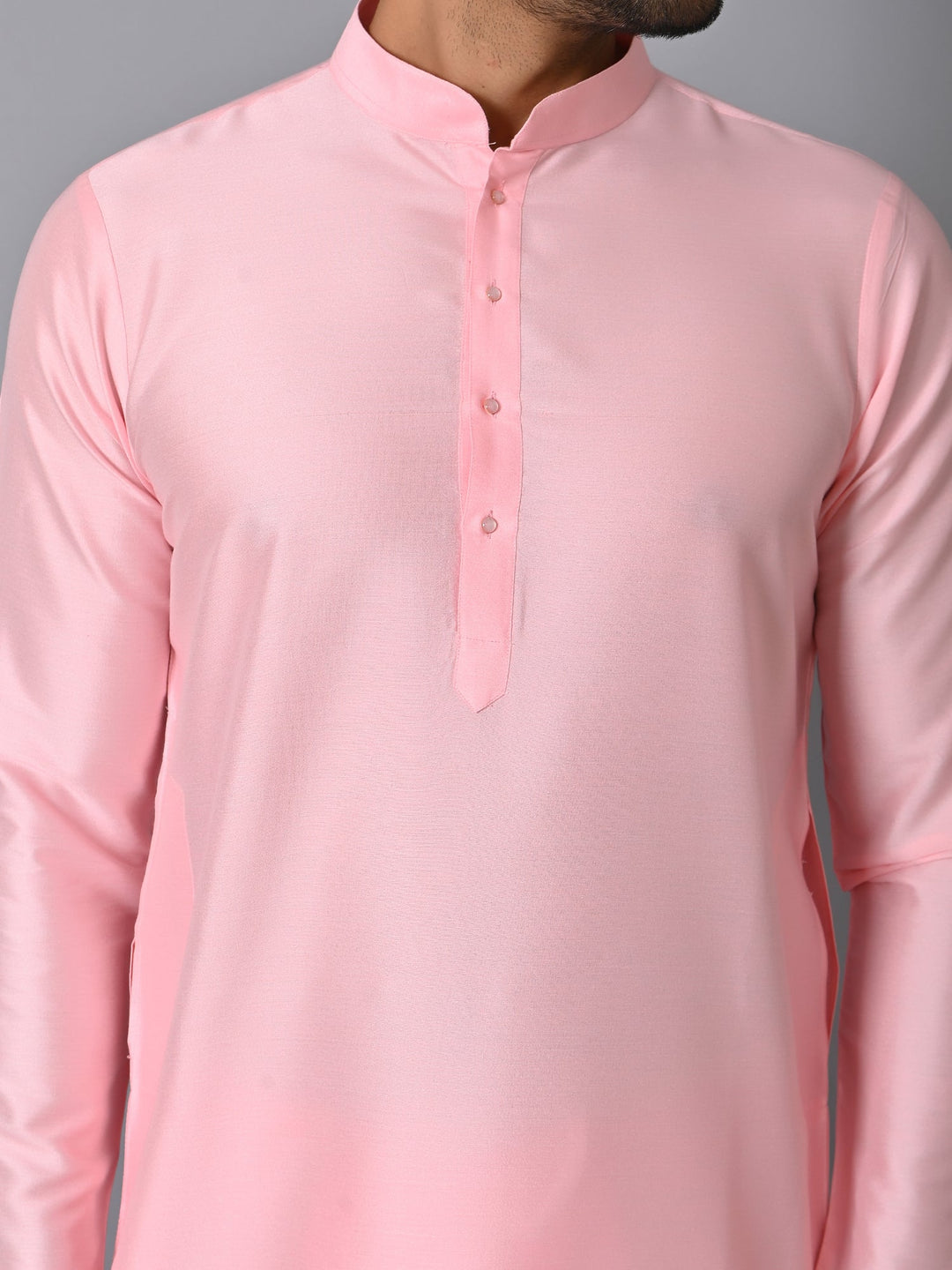 Solid Pink Kurta Set