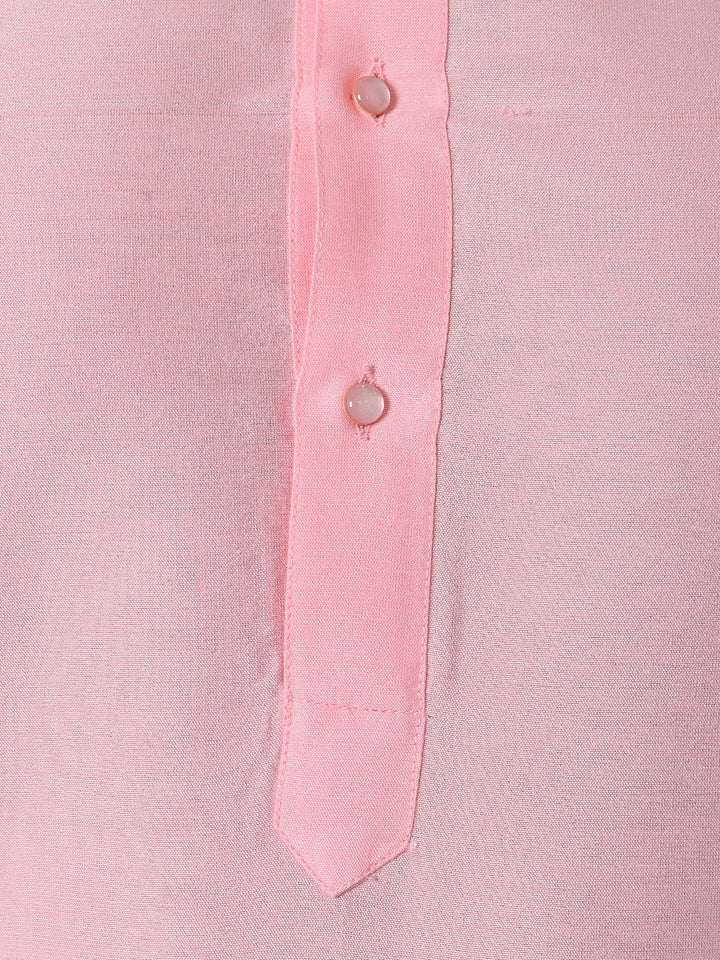 Solid Pink Kurta Set