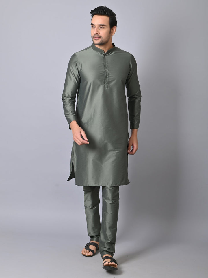Solid Green Kurta Set