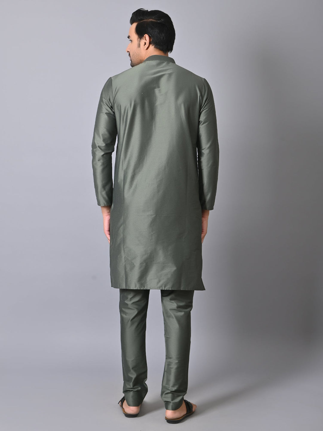 Solid Green Kurta Set