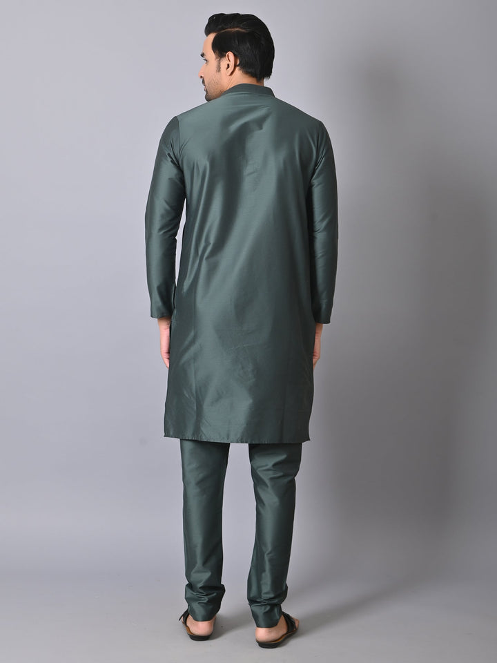 Solid Green Kurta Set