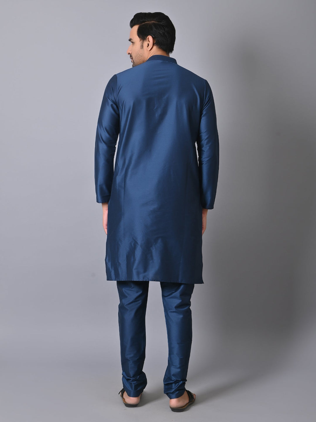 Solid Blue Kurta Set