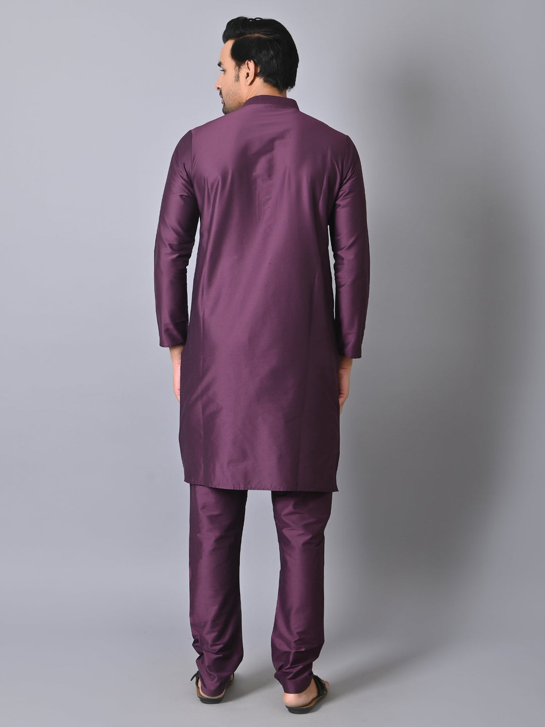 Solid Violet Kurta Set