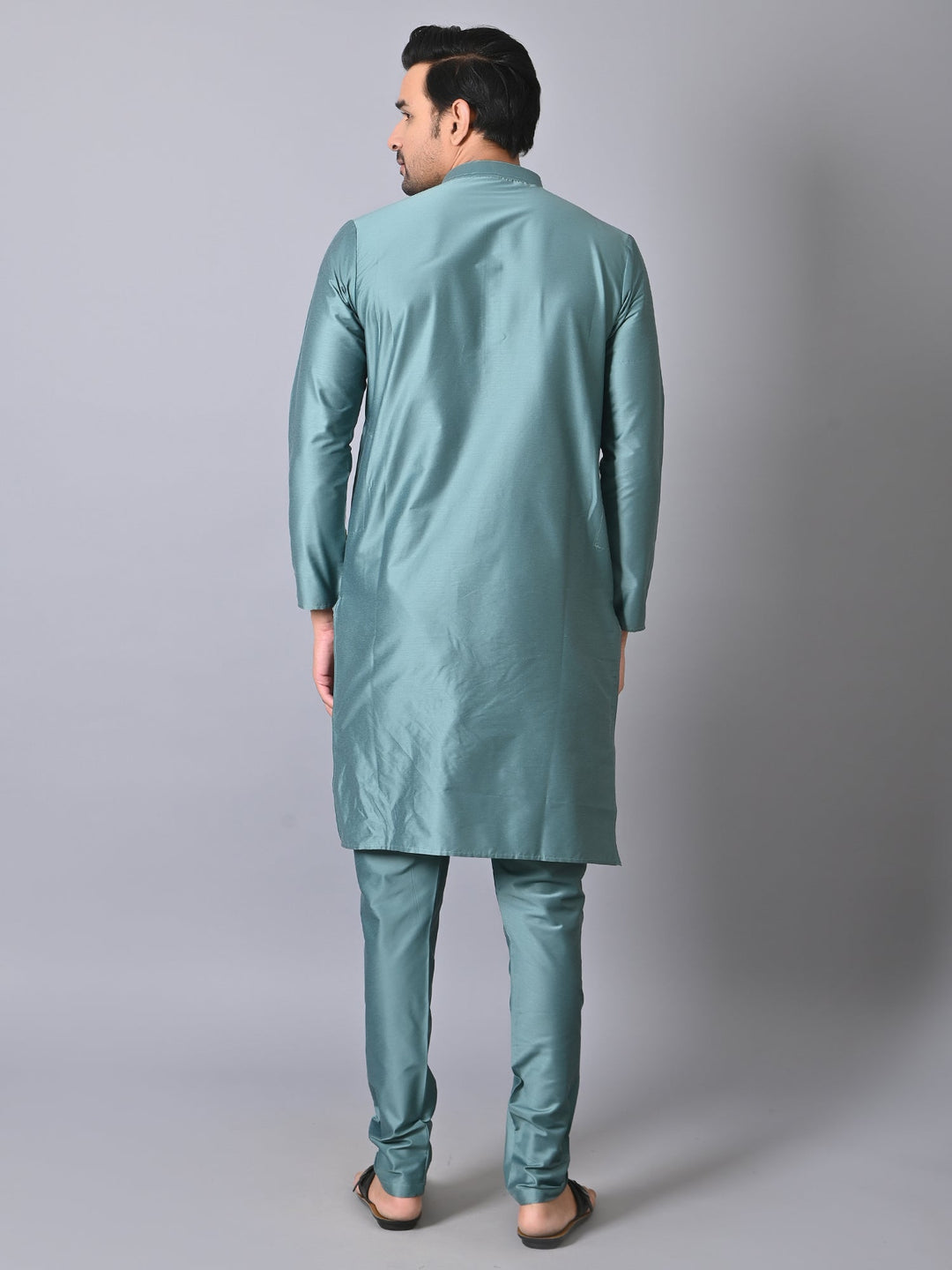 Solid Green Kurta Set