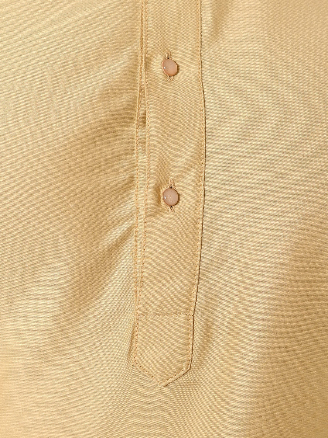 Solid Gold Kurta Set