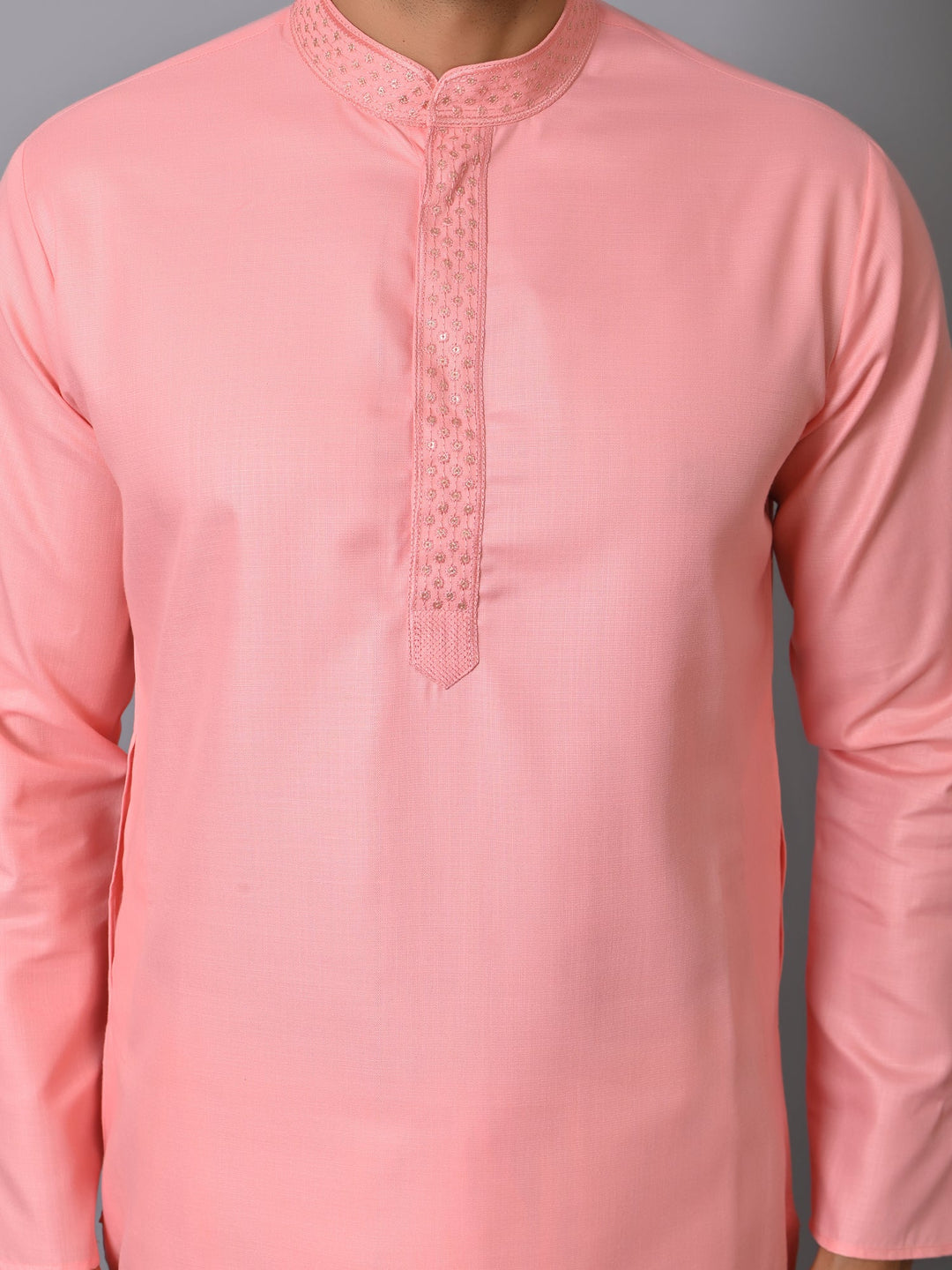 Solid Pink Kurta Set