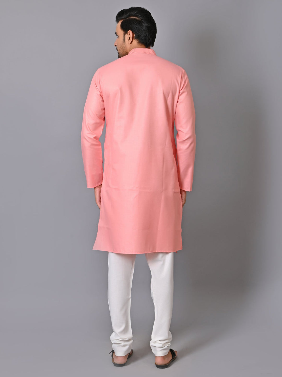 Solid Pink Kurta Set