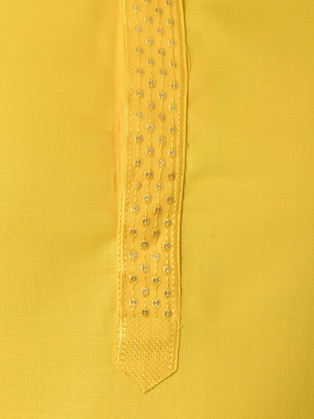 Solid Yellow Kurta Set