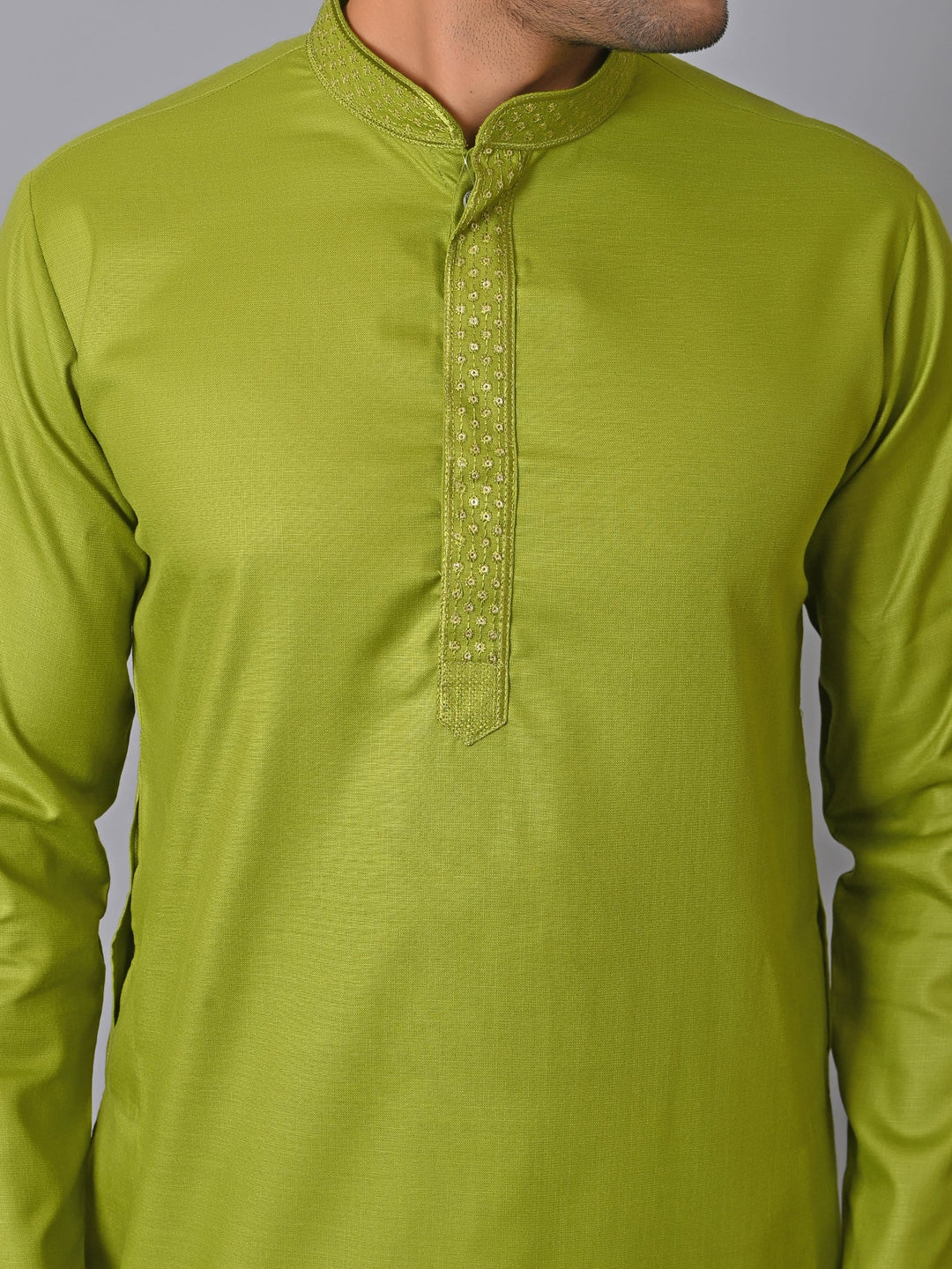 Solid Green Kurta Set