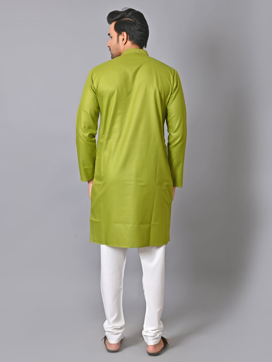 Solid Green Kurta Set