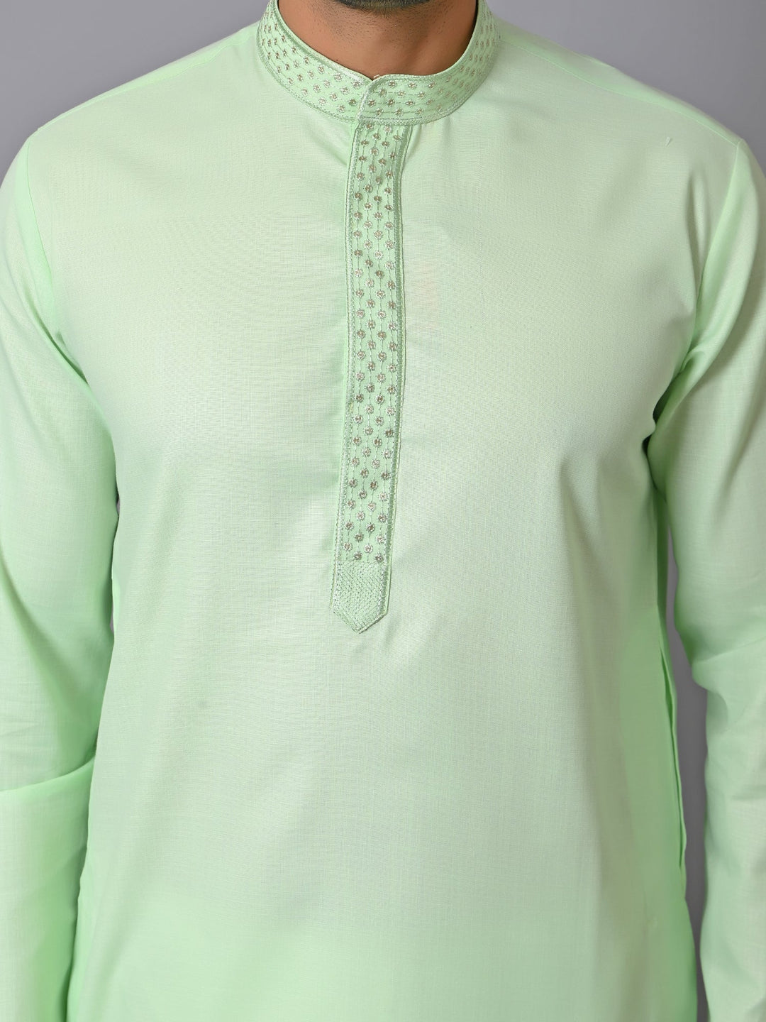 Solid Green Kurta Set