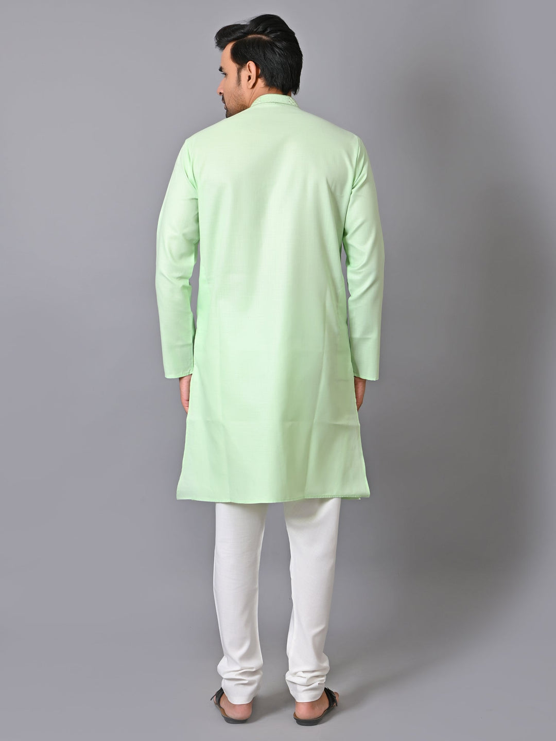 Solid Green Kurta Set