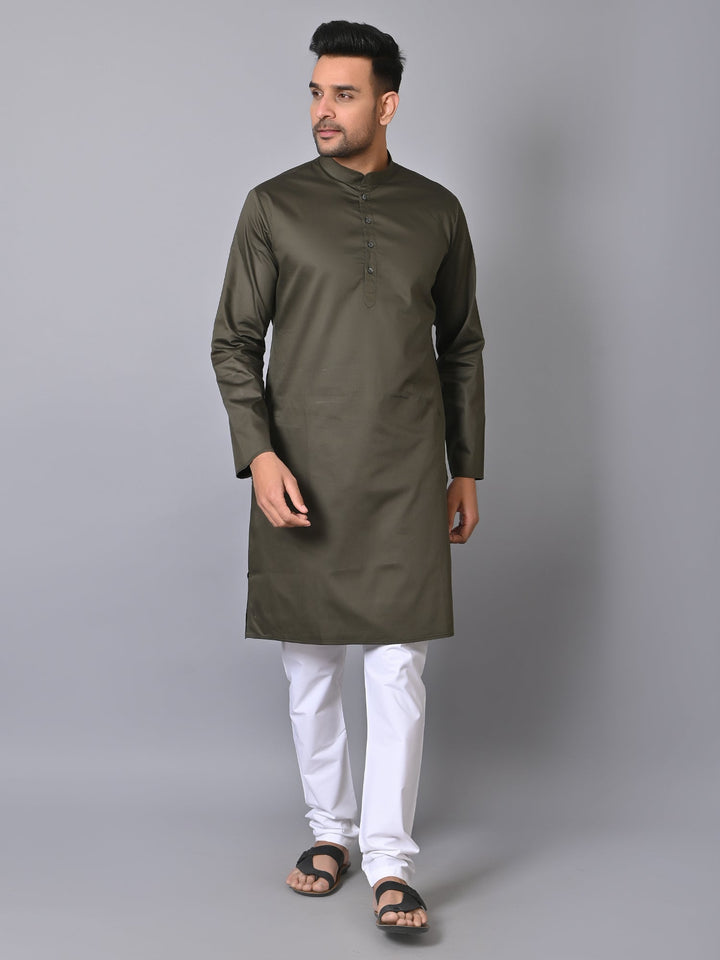 Solid Green Kurta Set