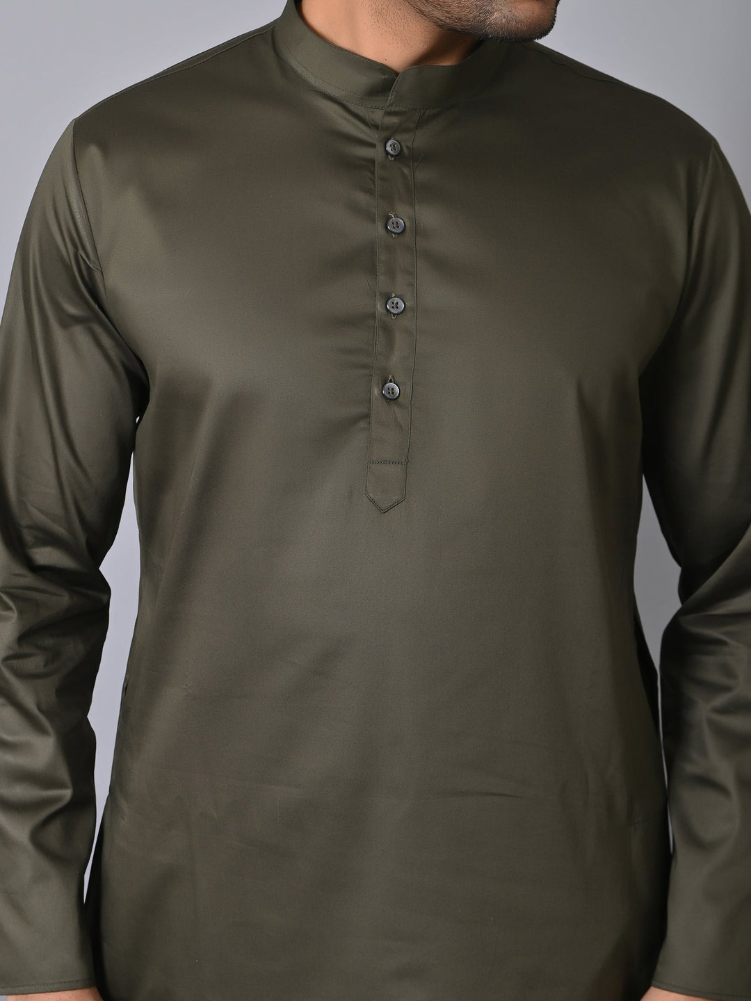 Solid Green Kurta Set